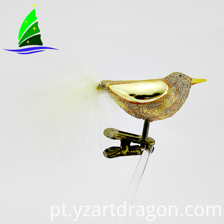 Forma de pássaro de cauda de pena de Natal Christmas Feather Tail Bird Shape